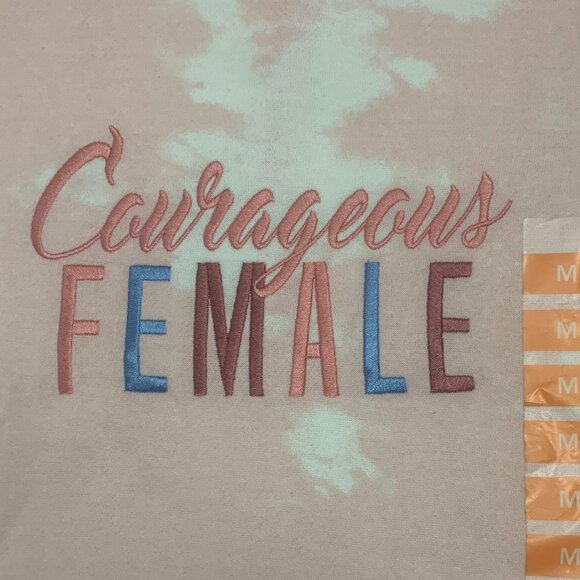 Susan G Komen "Courageous Female" Sweatshirt - NWT - Picture 2 of 4